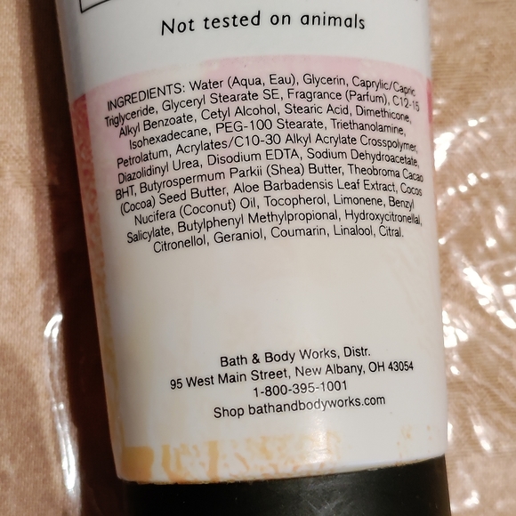 Bath & Body Works Happy Vibes Ultra Shea Body Cream 8 oz Retired (opened) - Picture 4 of 6